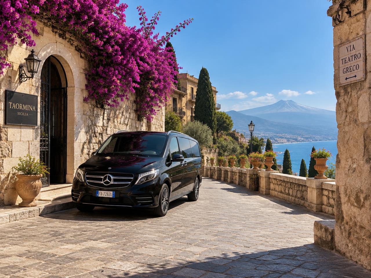 Van di lusso a Taormina